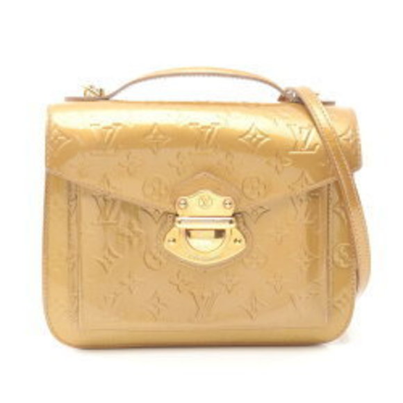 Louis Vuitton Mirada Handbag Leather Vernis Beige - Picture 1 of 8